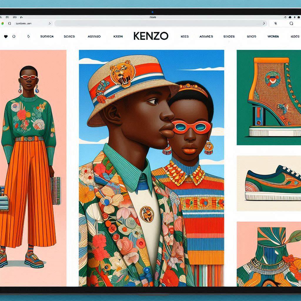 آموزش خرید مستقیم از سایت Kenzo